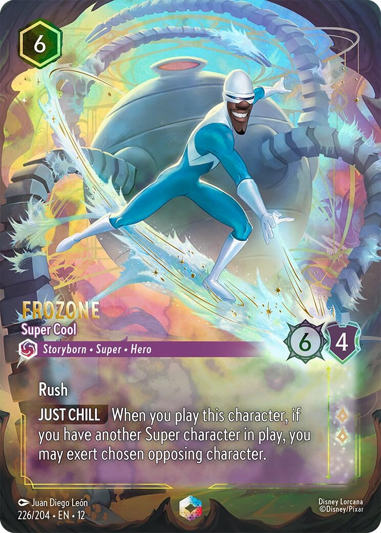 Image for Frozone - Super Cool (Enchanted) (226/204) [Wilds Unknown] (Holofoil) - Disney Lorcana