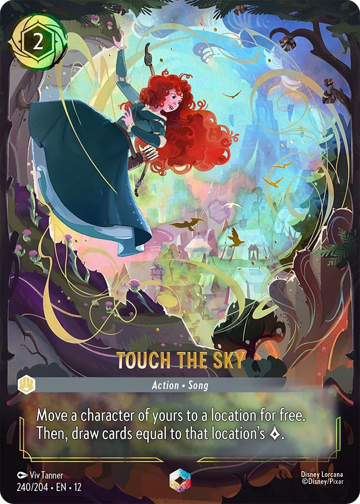 Image for Touch the Sky (Enchanted) (240/204) [Wilds Unknown] (Holofoil) - Disney Lorcana