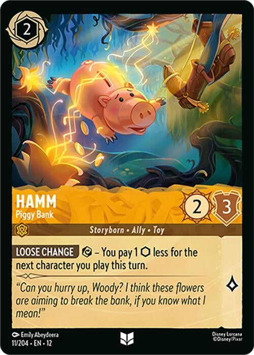 Image for Hamm - Piggy Bank (11/204) [Wilds Unknown] (Cold Foil) - Disney Lorcana