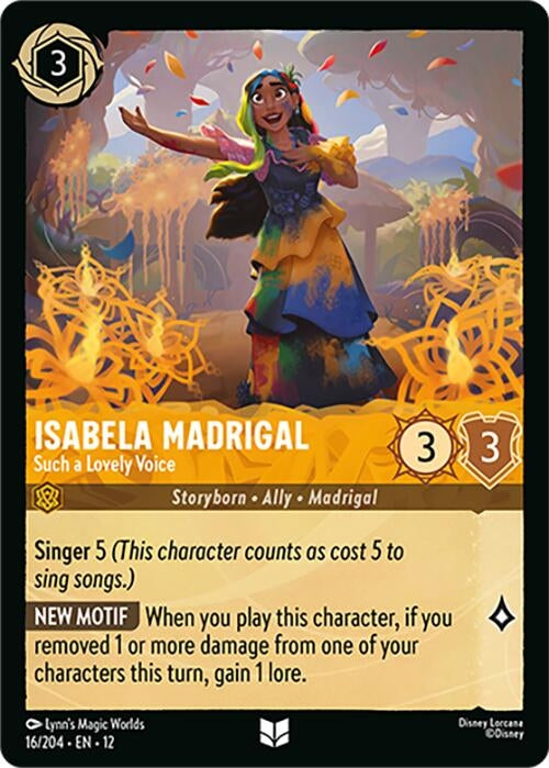 Image for Isabela Madrigal - Such a Lovely Voice (16/204) [Wilds Unknown] - Disney Lorcana