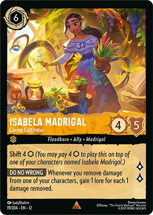 Image for Isabela Madrigal - Caring Cultivator (19/204) [Wilds Unknown] (Cold Foil) - Disney Lorcana