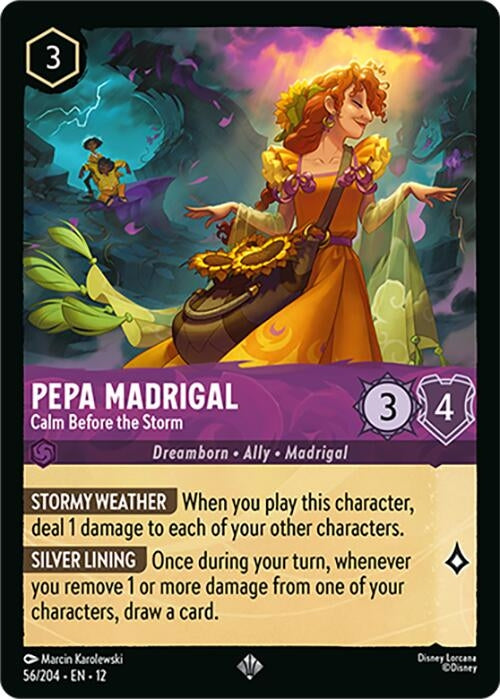 Image for Pepa Madrigal - Calm Before the Storm (56/204) [Wilds Unknown] (Cold Foil) - Disney Lorcana