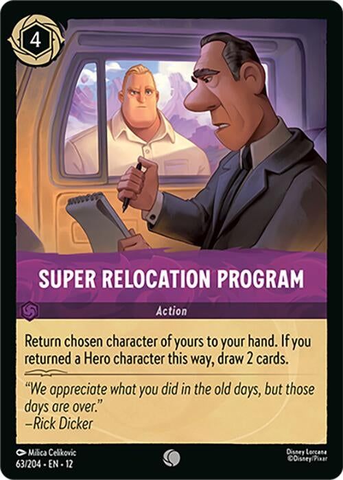 Image for Super Relocation Program (63/204) [Wilds Unknown] - Disney Lorcana
