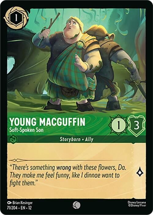 Image for Young MacGuffin - Soft-Spoken Son (71/204) [Wilds Unknown] (Cold Foil) - Disney Lorcana