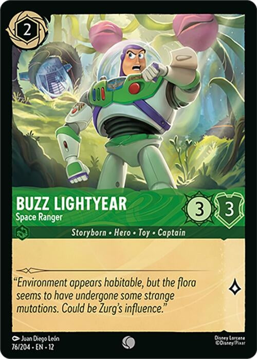Image for Buzz Lightyear - Space Ranger (76/204) [Wilds Unknown] (Cold Foil) - Disney Lorcana