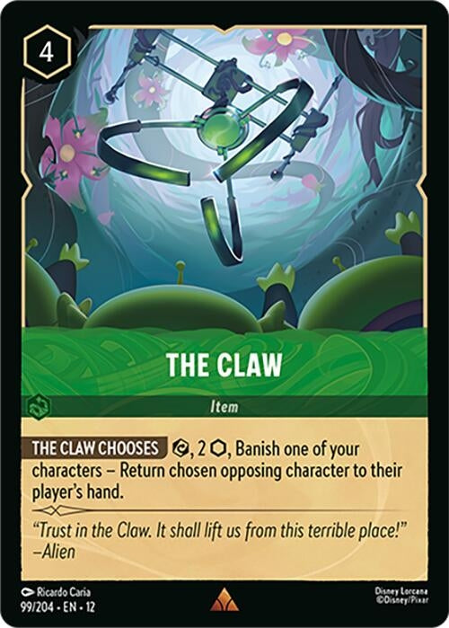 Image for The Claw (99/204) [Wilds Unknown] (Cold Foil) - Disney Lorcana