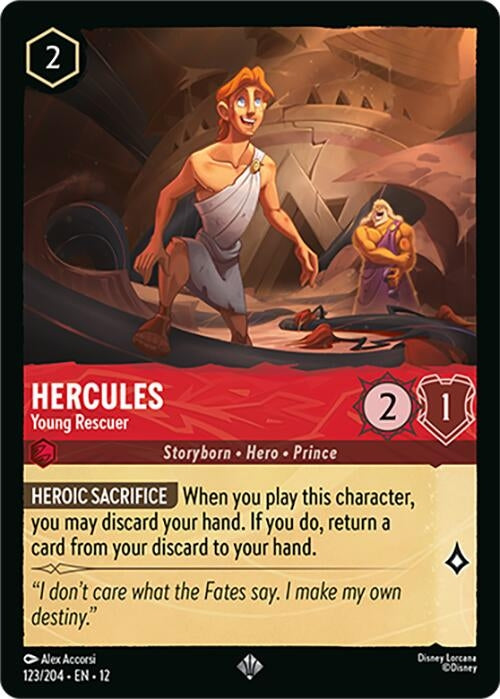 Image for Hercules - Young Rescuer (123/204) [Wilds Unknown] - Disney Lorcana