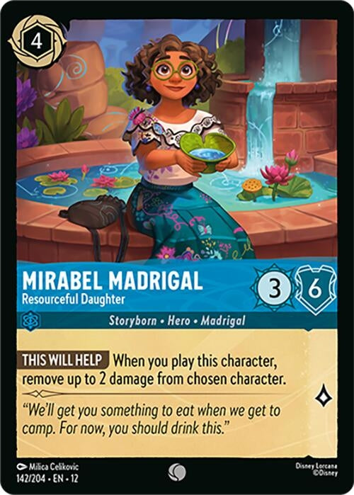 Image for Mirabel Madrigal - Resourceful Daughter (142/204) [Wilds Unknown] (Cold Foil) - Disney Lorcana