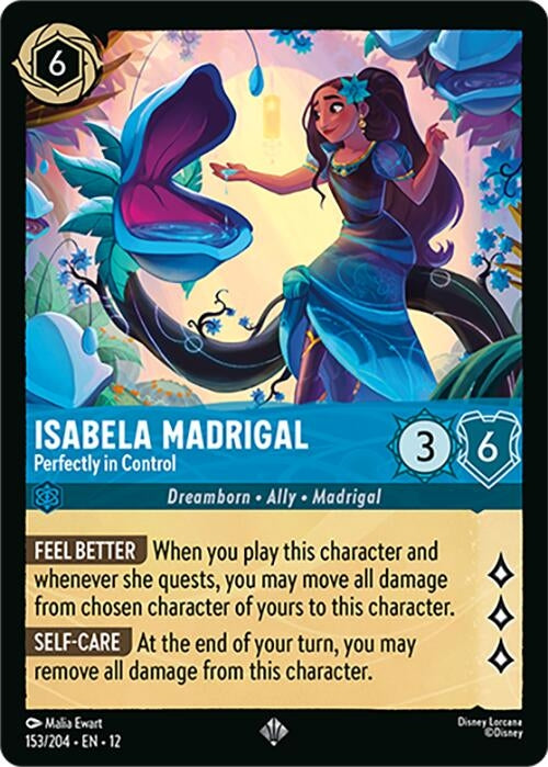 Image for Isabela Madrigal - Perfectly in Control (153/204) [Wilds Unknown] (Cold Foil) - Disney Lorcana