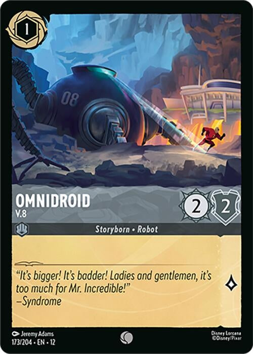 Image for Omnidroid - V.8 (173/204) [Wilds Unknown] (Cold Foil) - Disney Lorcana
