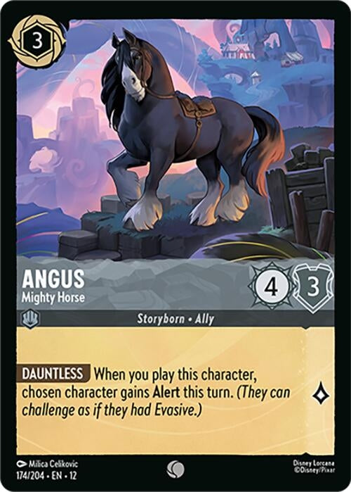 Image for Angus - Mighty Horse (174/204) [Wilds Unknown] - Disney Lorcana