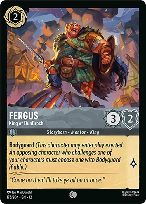 Image for Fergus - King of DunBroch (175/204) [Wilds Unknown] (Cold Foil) - Disney Lorcana