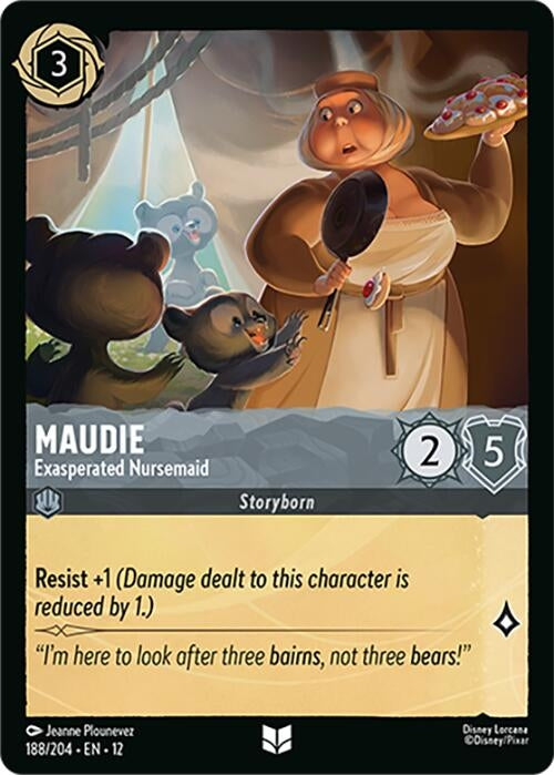 Image for Maudie - Exasperated Nursemaid (188/204) [Wilds Unknown] (Cold Foil) - Disney Lorcana