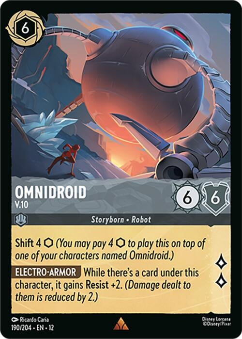 Image for Omnidroid - V.10 (190/204) [Wilds Unknown] - Disney Lorcana