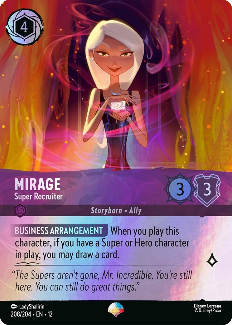 Image for Mirage - Super Recruiter (Epic) (208/204) [Wilds Unknown] (Holofoil) - Disney Lorcana