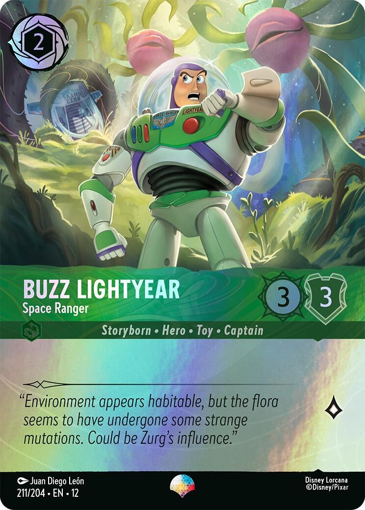 Image for Buzz Lightyear - Space Ranger (Epic) (211/204) [Wilds Unknown] (Holofoil) - Disney Lorcana