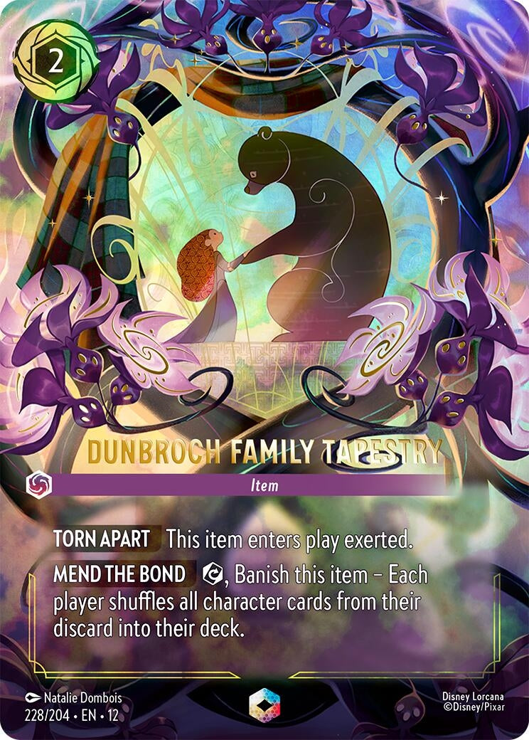 Image for DunBroch Family Tapestry (Enchanted) (228/204) [Wilds Unknown] (Holofoil) - Disney Lorcana