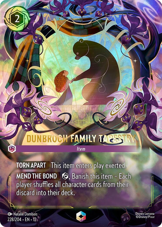 Image for DunBroch Family Tapestry (Enchanted) (228/204) [Wilds Unknown] (Holofoil) - Disney Lorcana