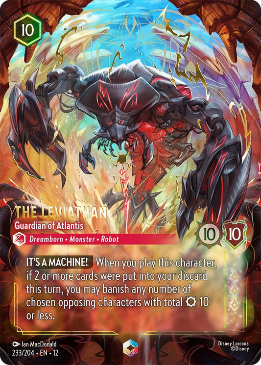 Image for The Leviathan - Guardian of Atlantis (Enchanted) (233/204) [Wilds Unknown] (Holofoil) - Disney Lorcana