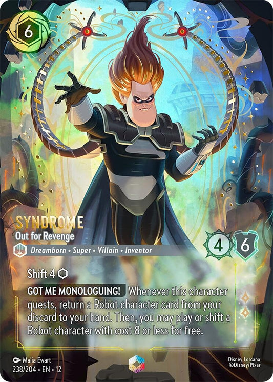 Image for Syndrome - Out for Revenge (Enchanted) (238/204) [Wilds Unknown] (Holofoil) - Disney Lorcana