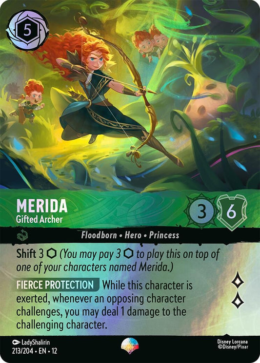 Image for Merida - Gifted Archer (Epic) (213/204) [Wilds Unknown] (Holofoil) - Disney Lorcana