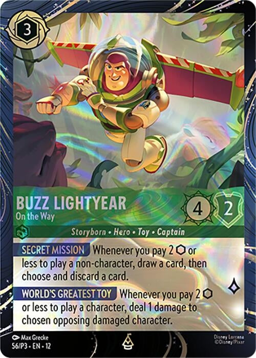 Image for Buzz Lightyear - On the Way (56) [Disney Lorcana Promo Cards] (Holofoil) - Disney Lorcana