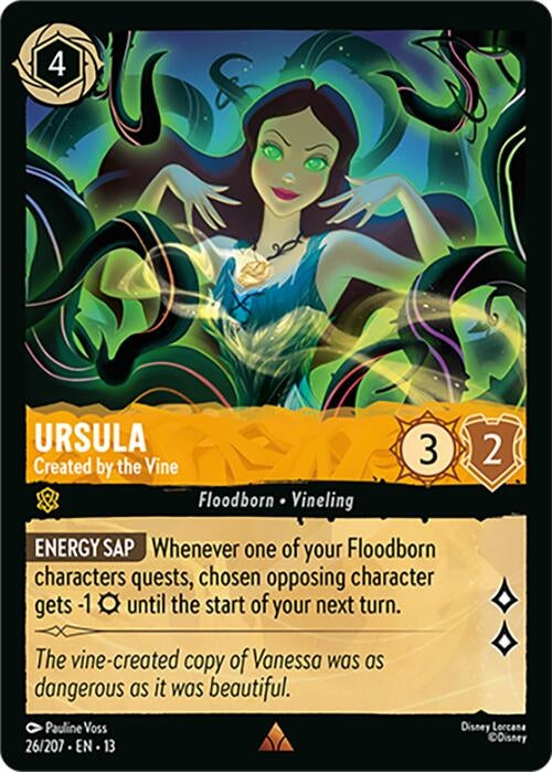 Image for Ursula - Created by the Vine (26/204) [Attack of the Vine!] (13) - Disney Lorcana