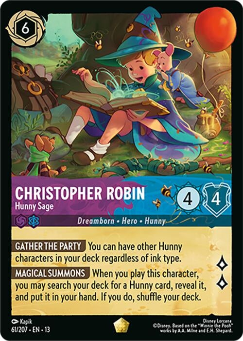 Image for Christopher Robin - Hunny Sage (61/204) [Attack of the Vine!] (13) - Disney Lorcana