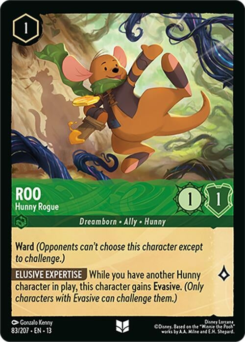 Image for Roo - Hunny Rogue (83/204) [Attack of the Vine!] (13) - Disney Lorcana