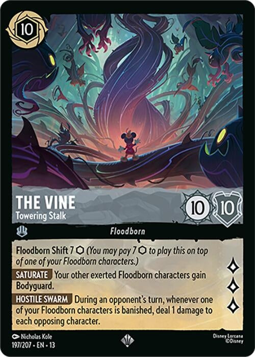 Image for The Vine - Towering Stalk (197/204) [Attack of the Vine!] (Cold Foil) (13) - Disney Lorcana