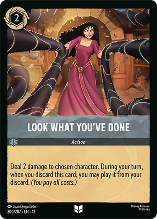 Image for Look What You've Done (200/204) [Attack of the Vine!] (13) - Disney Lorcana