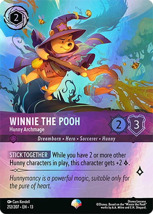 Image for Winnie the Pooh - Hunny Archmage (Epic) (212/204) [Attack of the Vine!] (Holofoil) (13) - Disney Lorcana