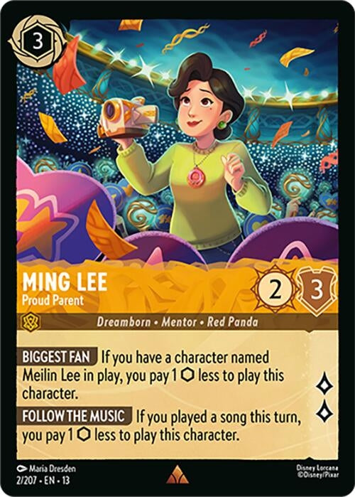 Image for Ming Lee - Proud Parent (2/204) [Attack of the Vine!] (13) - Disney Lorcana