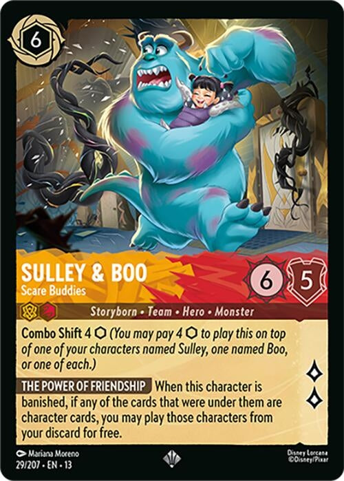 Image for Sulley & Boo - Scare Buddies (29/204) [Attack of the Vine!] (Cold Foil) (13) - Disney Lorcana