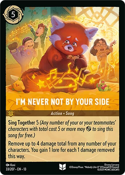 Image for I'm Never Not by Your Side (33/204) [Attack of the Vine!] (13) - Disney Lorcana