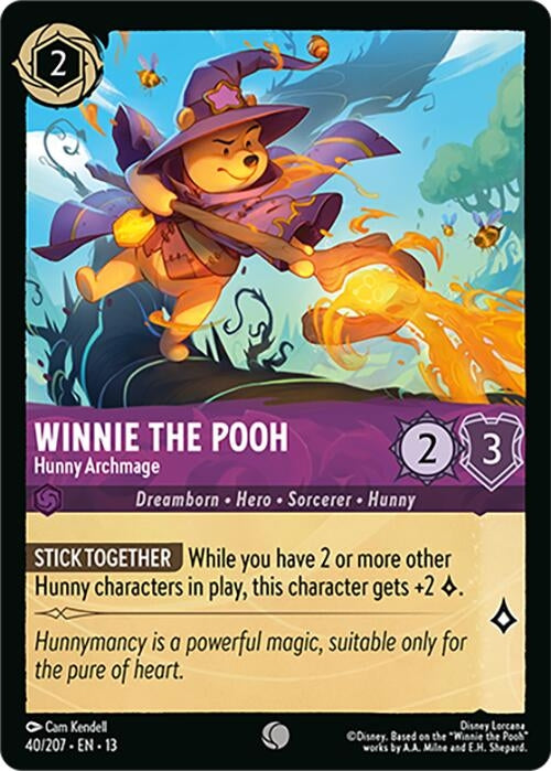 Image for Winnie the Pooh - Hunny Archmage (40/204) [Attack of the Vine!] (13) - Disney Lorcana