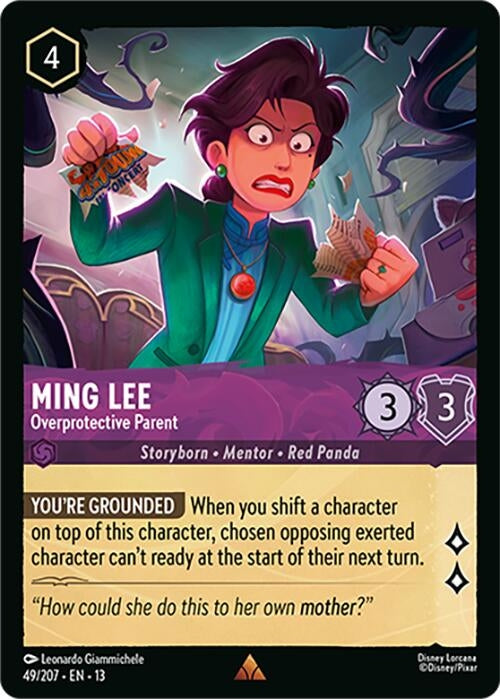 Image for Ming Lee - Overprotective Parent (49/204) [Attack of the Vine!] (13) - Disney Lorcana