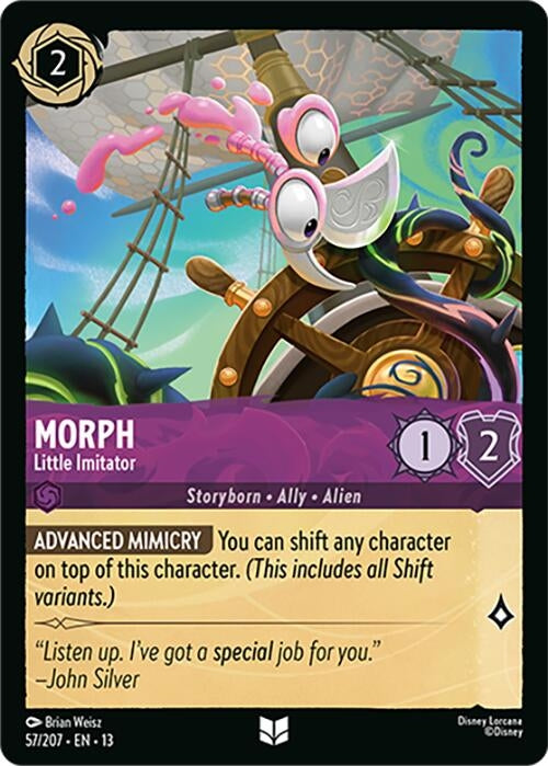 Image for Morph - Little Imitator (57/204) [Attack of the Vine!] (Cold Foil) (13) - Disney Lorcana