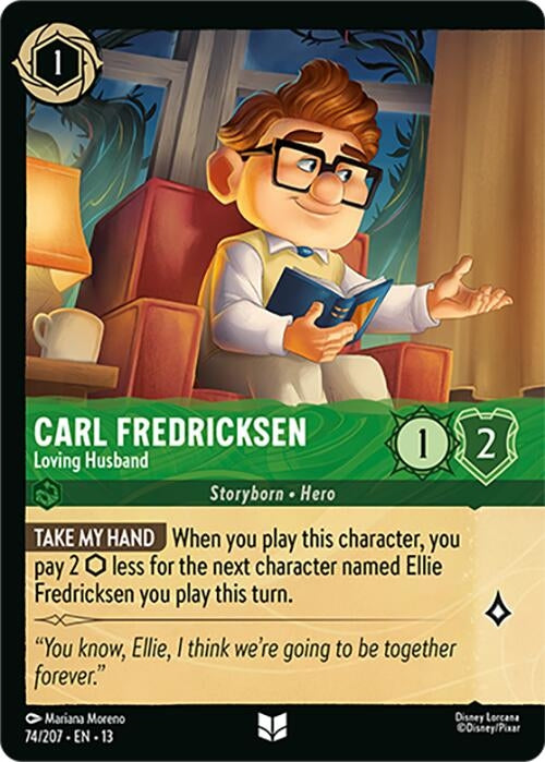 Image for Carl Fredricksen - Loving Husband (Foil) (74/204) [Attack of the Vine!] (Cold Foil) (13) - Disney Lorcana