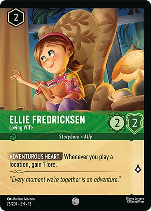 Image for Ellie Fredricksen - Loving Wife (Foil) (75/204) [Attack of the Vine!] (Cold Foil) (13) - Disney Lorcana
