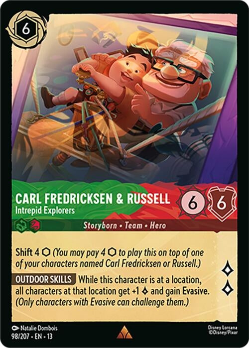 Image for Carl Fredricksen & Russell - Intrepid Explorers (98/204) [Attack of the Vine!] (Cold Foil) (13) - Disney Lorcana