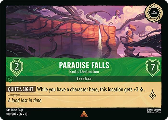 Image for Paradise Falls - Exotic Destination (108/204) [Attack of the Vine!] (13) - Disney Lorcana