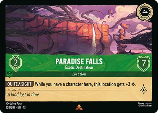 Image for Paradise Falls - Exotic Destination (108/204) [Attack of the Vine!] (Cold Foil) (13) - Disney Lorcana