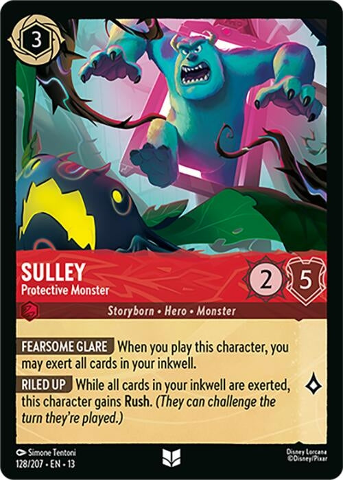 Image for Sulley - Protective Monster (128/204) [Attack of the Vine!] (Cold Foil) (13) - Disney Lorcana