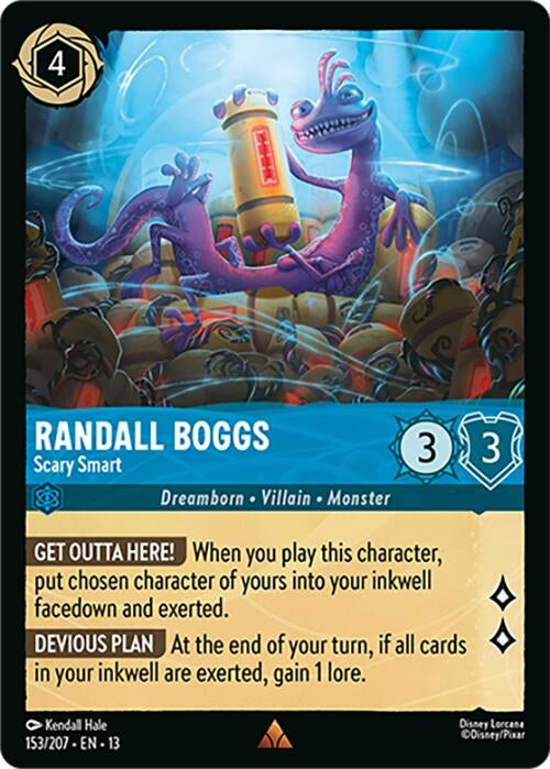 Image for Randall Boggs - Scary Smart (153/204) [Attack of the Vine!] (Cold Foil) (13) - Disney Lorcana