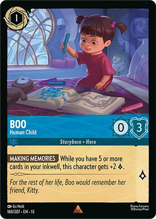 Image for Boo - Human Child (160/204) [Attack of the Vine!] (13) - Disney Lorcana