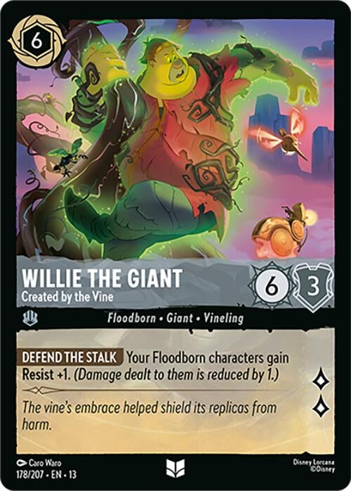 Image for Willie the Giant - Created by the Vine (178/204) [Attack of the Vine!] (13) - Disney Lorcana