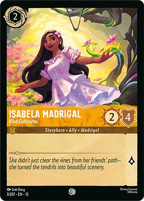 Image for Isabela Madrigal - Kind Cultivator (3/204) [Attack of the Vine!] (Cold Foil) (13) - Disney Lorcana