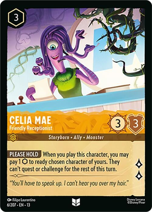 Image for Celia Mae - Friendly Receptionist (6/204) [Attack of the Vine!] (13) - Disney Lorcana