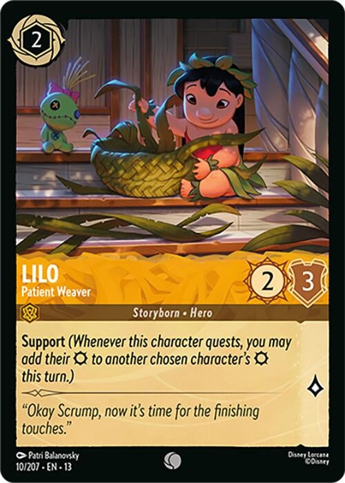 Image for Lilo - Patient Weaver (10/204) [Attack of the Vine!] (13) - Disney Lorcana